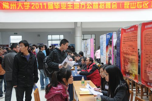 暨常州大学2011届毕业生地方公益招聘会