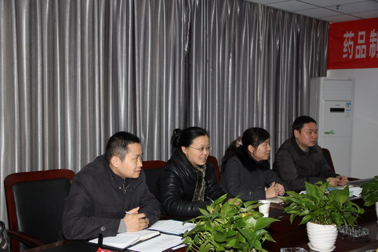 市科技局评估中心领导听取汇报